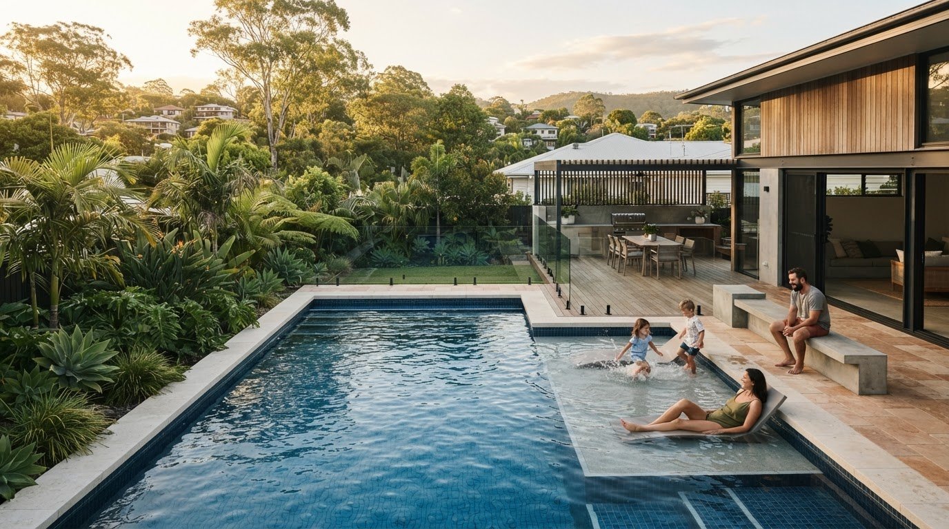 Concrete Pool Design Brisbane: Plan a Pool Around Your Home